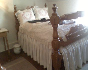 Brigham & Amelia's bed